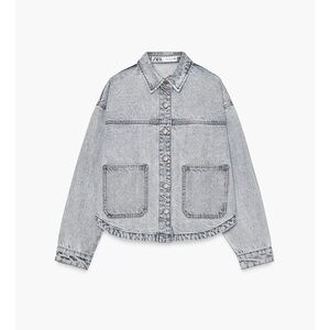 ZARA Gray Denim Jacket